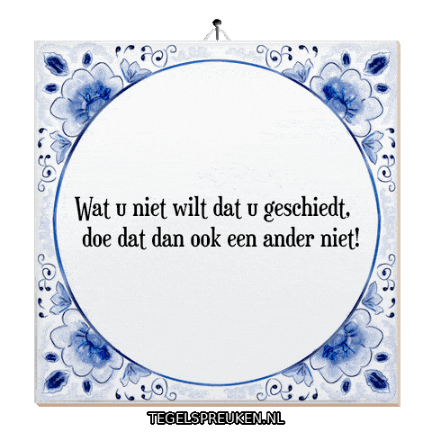 Respect Delen Sticker by Tegelspreuken.nl