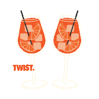 Cheers Refreshing Sticker by Spritz Del Conte