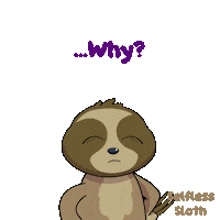 Sloth Sticker by VeeFriends