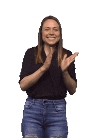 Claps Sticker by Zlata ptička