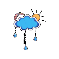 Rainbow Rain Sticker