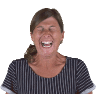 Liesbet Laughing Sticker by Clementine Productions