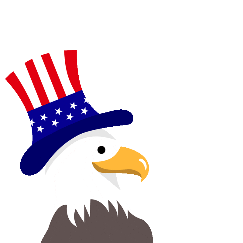 Celebrate Independence Day Sticker by Jessica Lau