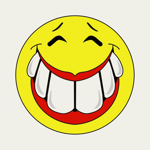 bbunni1404 smile face emoji teeth GIF