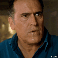 surprised season 3 GIF by Ash vs Evil Dead