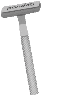 Sensitive Skin Razor Sticker by pandoo