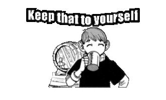 Mr_Sir0 dungeon meshi dunmeshi chilchuck keep that to yourself Sticker