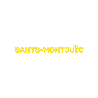 Sants-Montjuic Sticker by esquerrabcn