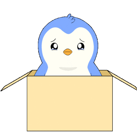 Sad Forgive Me Sticker by Pudgy Penguins