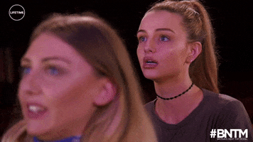shocked model GIF by Lifetime Telly