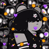 Sad All Black GIF by SuperRareBears