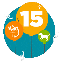 Dog Balloon Sticker by Wag Hotels