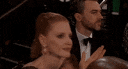 jessica chastain applause GIF by Golden Globes