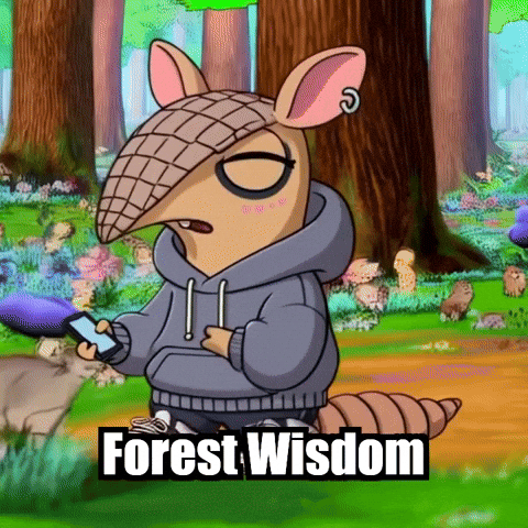 Forest Wisdom GIF by Chillo Dillo