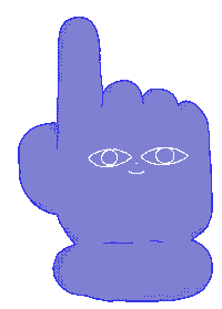 Hand Click Sticker by Ror Wilson