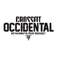 CrossfitOccidental workout crossfit wod terrassa Sticker