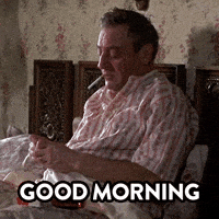 Good Morning Smoking GIF by Rodney Dangerfield