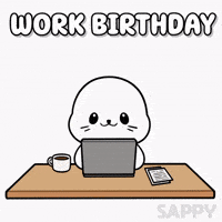 Happy Birthday GIF by Sappy Seals