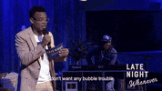 michelle buteau bubble GIF by WNYC Studios