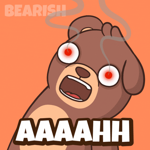 Teddy Bear Pain GIF by BEARISH