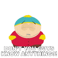 Are You Dumb Eric Cartman Sticker by South Park