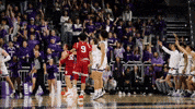 College Hoops Wildcats GIF by Northwestern Athletics