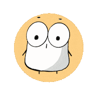 Scared Mosquito Sticker