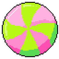 Pixel Candy Sticker by Universes creator