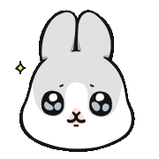 Bunny Rabbit Sticker by YUKIJI
