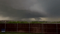 Tornado-Warned Storm Clouds Loom Over Fort Worth