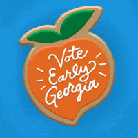 Vote Early Georgia Peach GIF by Creative Courage