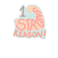Gracedbyguru 1 strong grace reason Sticker