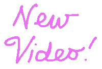 New Video Neon Lettering Sticker by Shelly Saves the Day