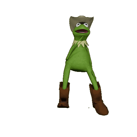 Kermit The Frog Twerk Sticker by BARSUK