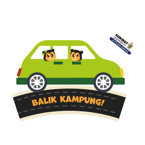 Aidilfitri Balikkampung Sticker by Sunway University