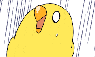 Bird Shock Sticker by A Budgie's Life