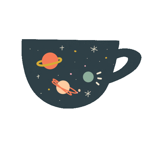 Happy Outer Space Sticker