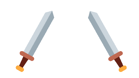 Sword Weapon Sticker by EmojiVid