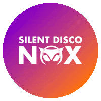 SilentDiscoNOX logo nox silentdisco silent disco Sticker