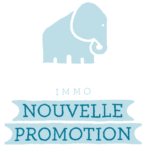 Elephant Immobilier Sticker by Voisin Immo