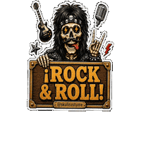 Heavy Metal Rock Sticker