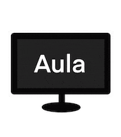 Preto E Branco Aula Sticker