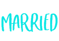 Just Married Wedding Sticker by TLC