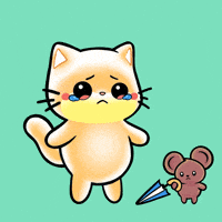 Sad Cat GIF by Mochimons