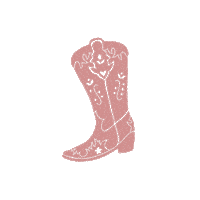 Pink Cowgirl Sticker