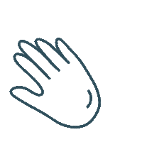 blish_ag hand blish blishag Sticker
