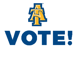 Vote Campus Sticker by N.C. A&T