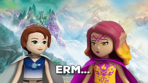 don't think so lego elves GIF by LEGO