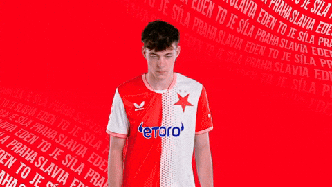 Football Posing GIF by SK Slavia Praha
