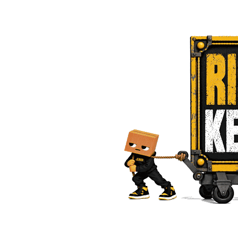 Jerr Keep Going Sticker by JERRR Box
